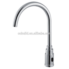 KS-11 neue design gooseneck elektrische automatische wasserhahn, massivem messing verchromt spüle mixer automatische wasserhahn